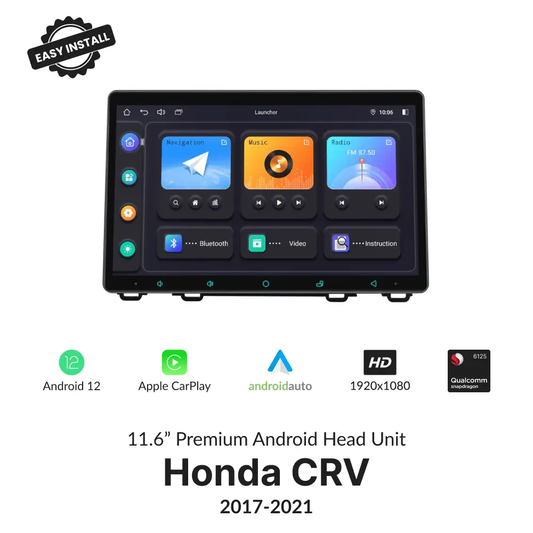 Honda CRV 2017-2021 — Premium 11.6” Carplay & Android Auto Head Unit - Car Tech Studio