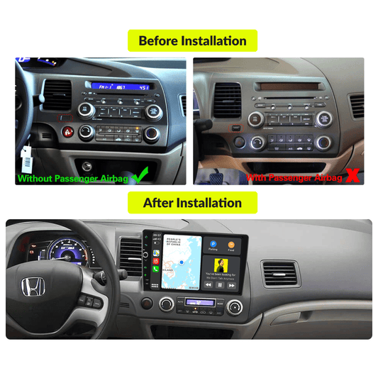 Honda Civic 2006-2011 — Premium 10.1” Carplay & Android Auto Head Unit