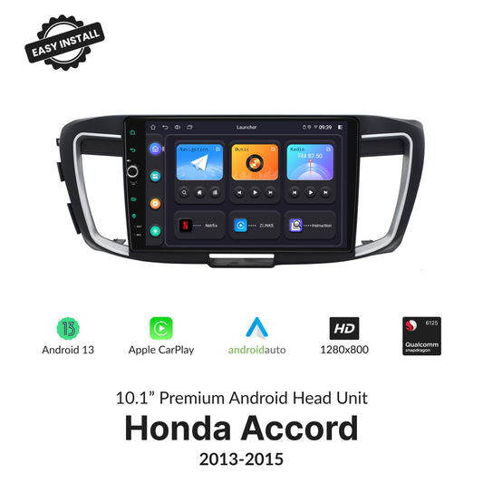 Honda Accord 2013-2015 — Premium 10.1” CarPlay & Android Auto Head Unit 2013