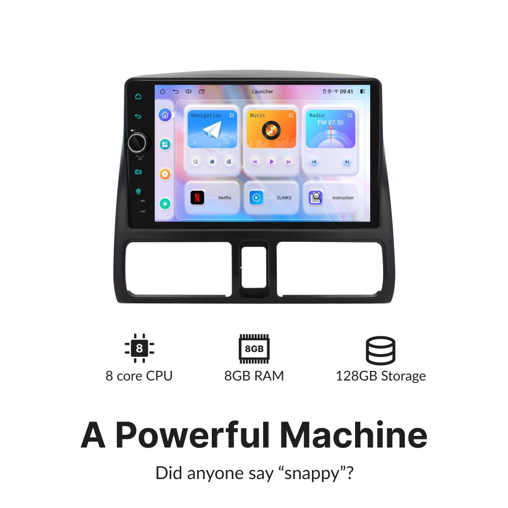 Honda CRV 2001-2006 — Premium 9” CarPlay & Android Auto Head Unit 2001