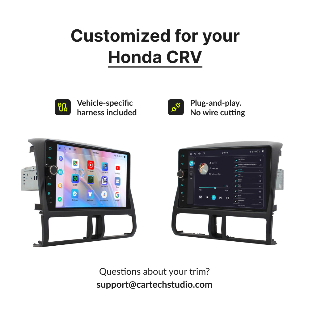 Honda CRV 2001-2006 — Premium 9” CarPlay & Android Auto Head Unit 2001