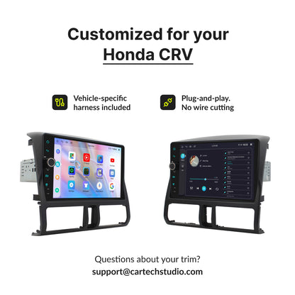 Honda CRV 2001-2006 — Premium 9” CarPlay & Android Auto Head Unit 2001