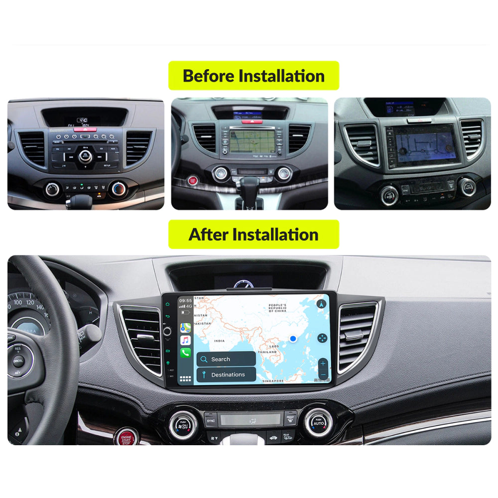 Honda CRV 2012-2016 — Premium 10.1” CarPlay & Android Auto Head Unit 2012