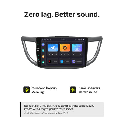 Honda CRV 2012-2016 — Premium 10.1” CarPlay & Android Auto Head Unit 2012