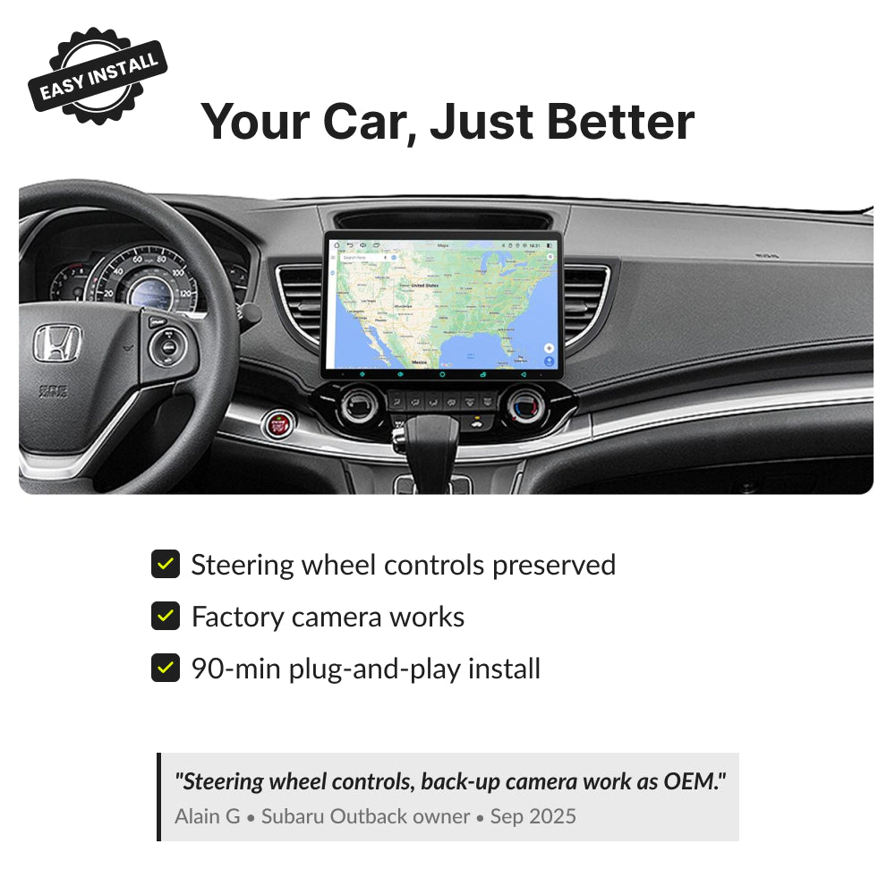 Honda CRV 2012-2016 — Premium 11.6” CarPlay & Android Auto Head Unit 2012