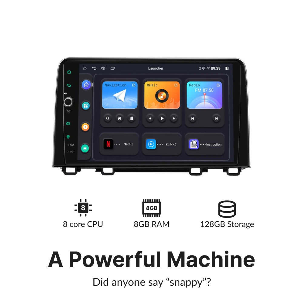 Honda CRV 2017-2021 — Premium 10.1” CarPlay & Android Auto Head Unit 2017