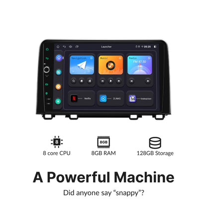 Honda CRV 2017-2021 — Premium 10.1” CarPlay & Android Auto Head Unit 2017