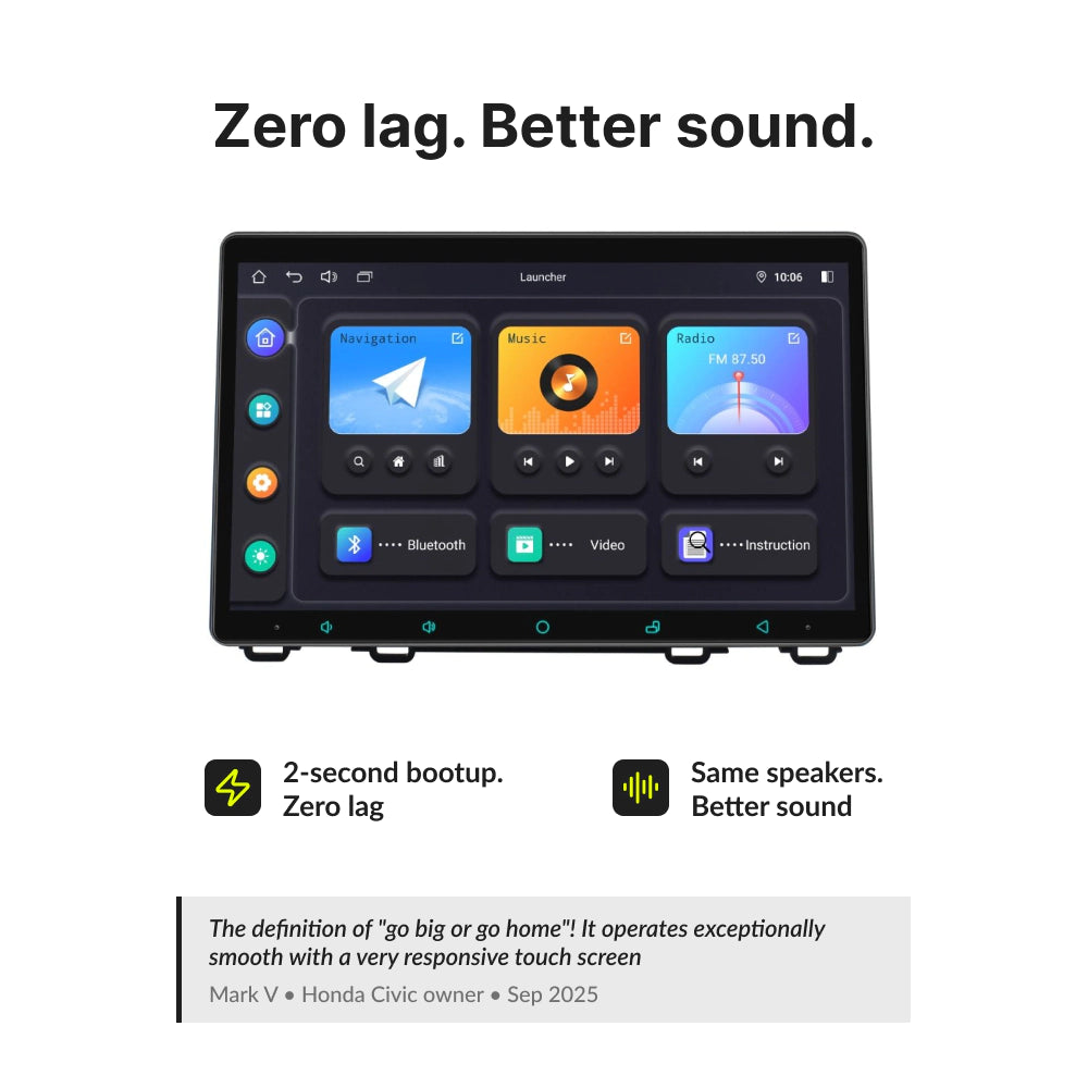 Honda CRV 2017-2021 — Premium 11.6” CarPlay & Android Auto Head Unit 2017