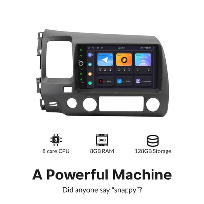Honda Civic 2006-2011 — Premium 9” CarPlay & Android Auto Head Unit 2006