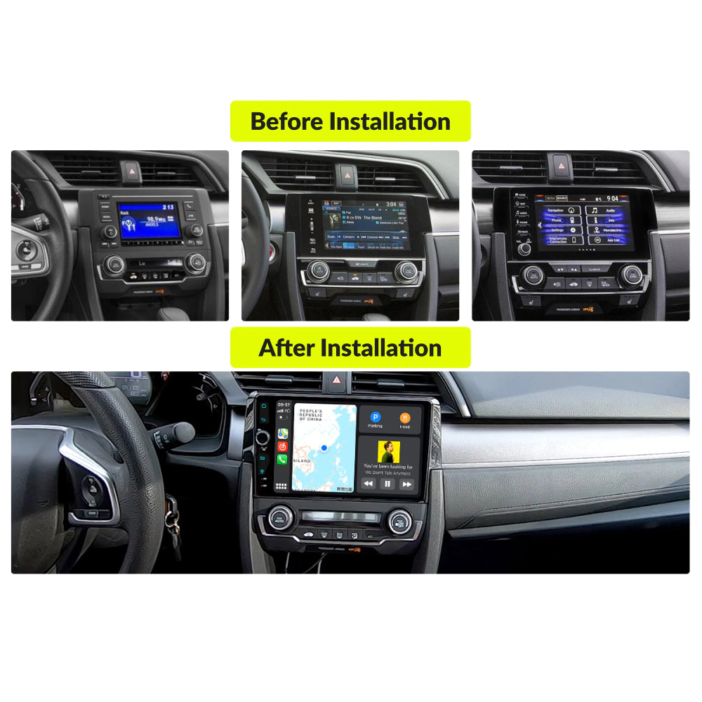 Honda Civic 2016-2021 — Premium 9” CarPlay & Android Auto Head Unit 2016