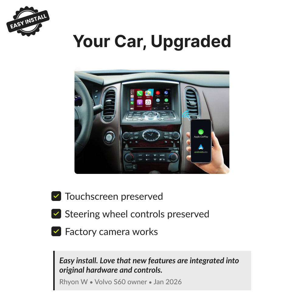 Infiniti EX25 2010-2013 — Wireless Apple CarPlay & Android Auto Module 2010