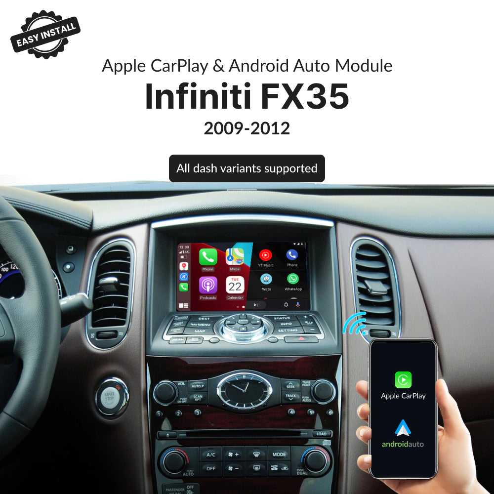 Infiniti FX35 2009-2012 — Wireless Apple CarPlay & Android Auto Module 2009