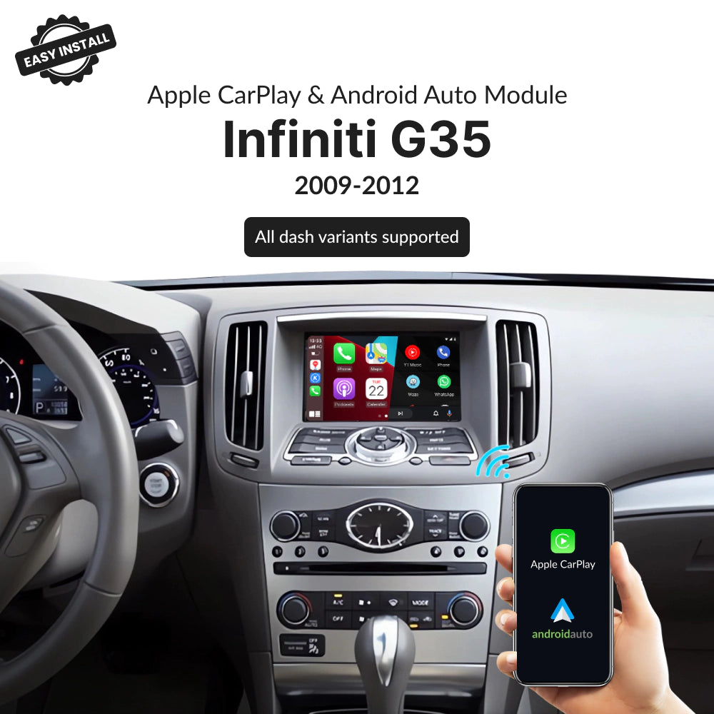 Infiniti G35 2009-2012 — Wireless Apple CarPlay & Android Auto Module 2009