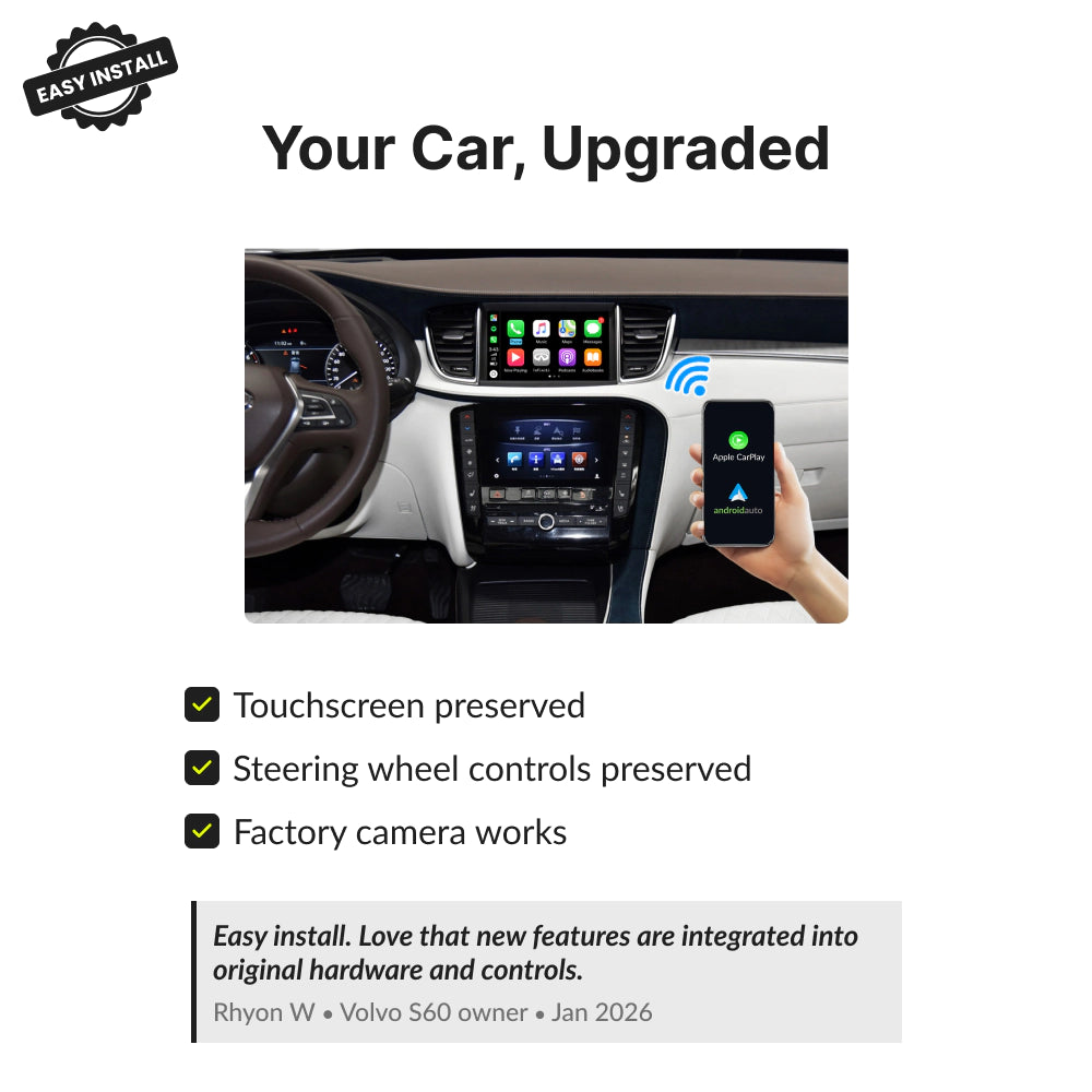 Infiniti QX70 2017-2019 — Wireless Apple CarPlay & Android Auto Module 2017