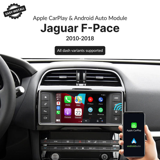 Jaguar F-Pace 2010-2018 — Wireless Apple CarPlay & Android Auto Module 2010