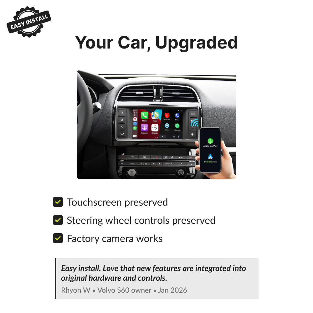 Jaguar F-Pace 2010-2018 — Wireless Apple CarPlay & Android Auto Module 2010