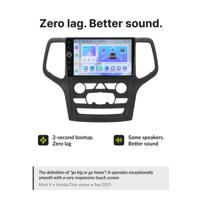 Jeep Grand Cherokee 2014-2019 — Premium 9” CarPlay & Android Auto Head Unit