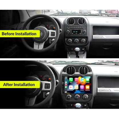 Jeep Compass 2009-2016 — Premium 10.1” CarPlay & Android Auto Head Unit 2009