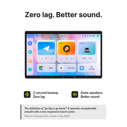 Jeep Grand Cherokee 2009-2011 — Premium 13.3” CarPlay & Android Auto Head Unit 2009