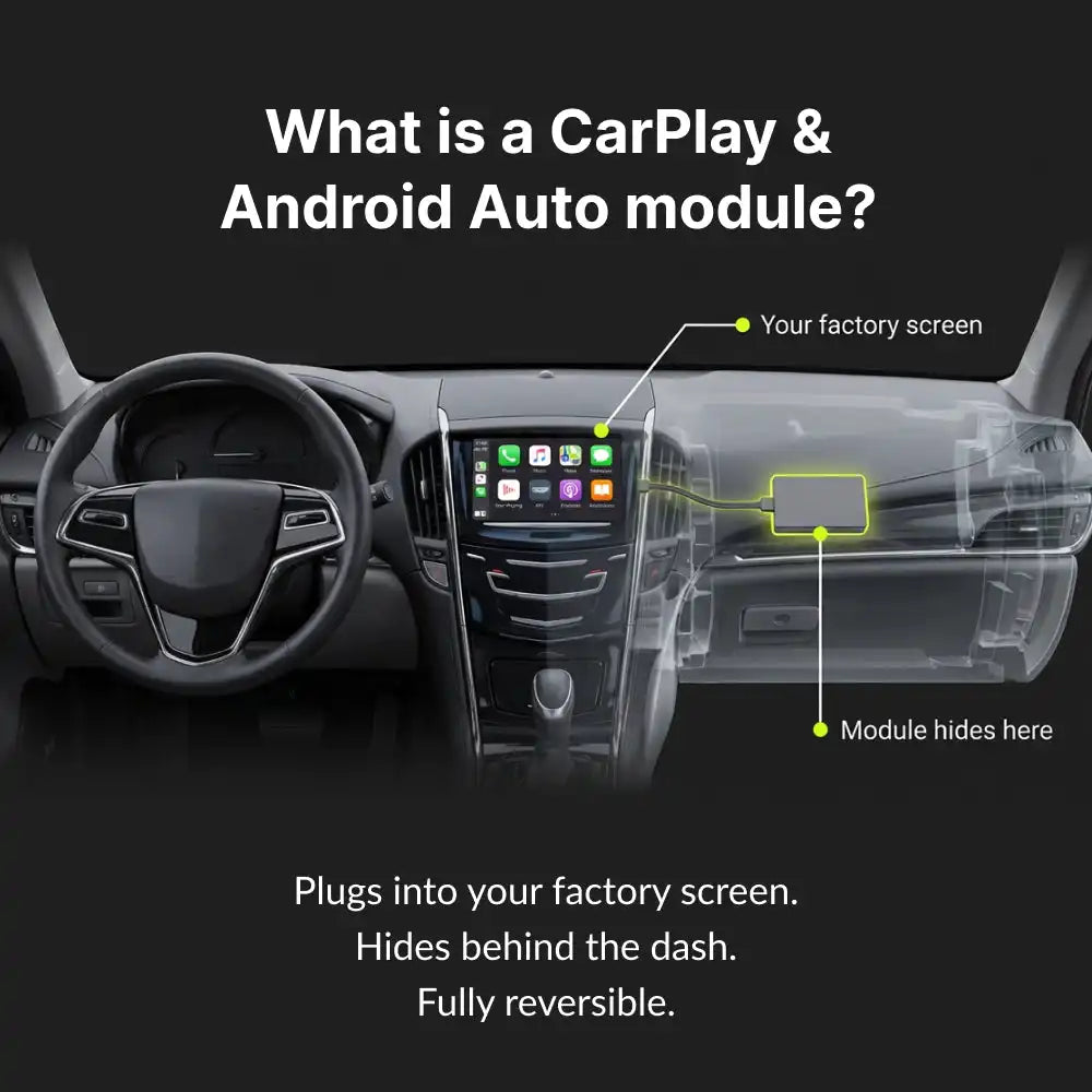 Jeep Commander with UConnect 8.4" — Wireless Apple CarPlay & Android Auto Module