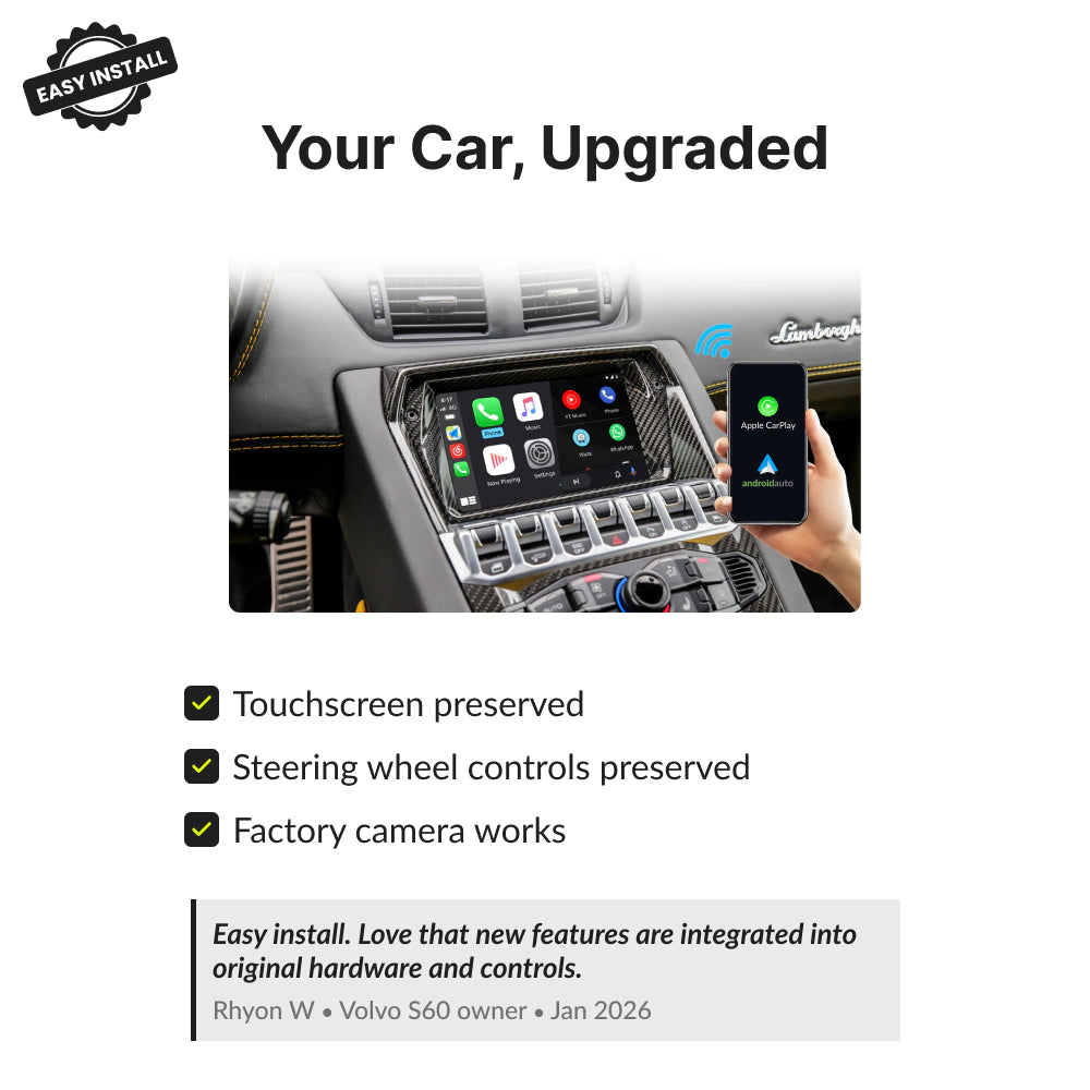 Lamborghini with MMI 3G 2011-2020 — Wireless Apple CarPlay & Android Auto Module 2012