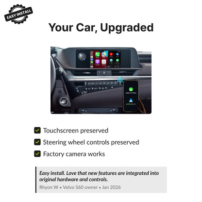 Lexus ES 2014-2020 — Wireless Apple CarPlay & Android Auto Module 2016