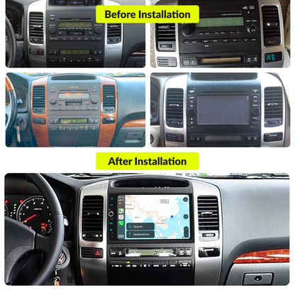 Lexus GX470 2004-2009 — Premium 9" CarPlay & Android Auto Head Unit 2004