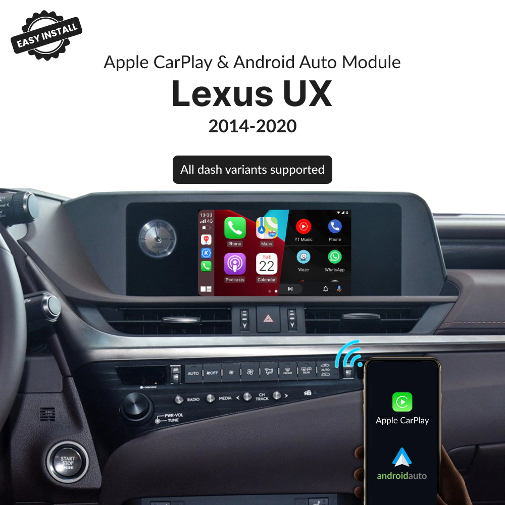 Lexus UX 2014-2020 — Wireless Apple CarPlay & Android Auto Module 2016