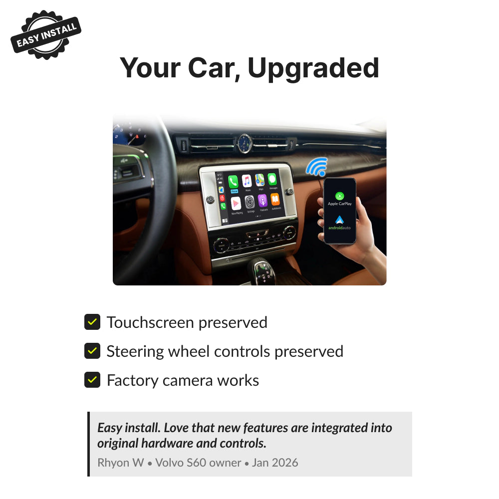 Maserati Quattroporte 2014-2016 — Wireless Apple CarPlay & Android Auto Module 2014