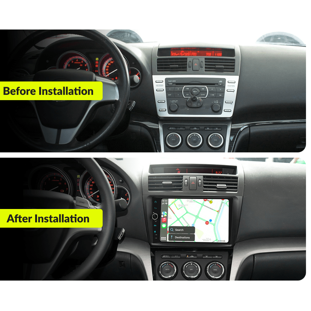 Mazda Series 6 2008-2013 — Premium 9” Carplay & Android Auto Head Unit - Car Tech Studio
