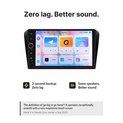 Mazda Series 3 2004-2008 — Premium 9” CarPlay & Android Auto Head Unit 2004