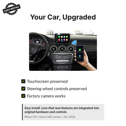 Mercedes A-Class 2012-2018 — Wireless Apple CarPlay & Android Auto Module 2012