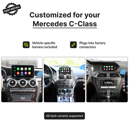 Mercedes C-Class 2007-2018 — Wireless Apple CarPlay & Android Auto Module 2012