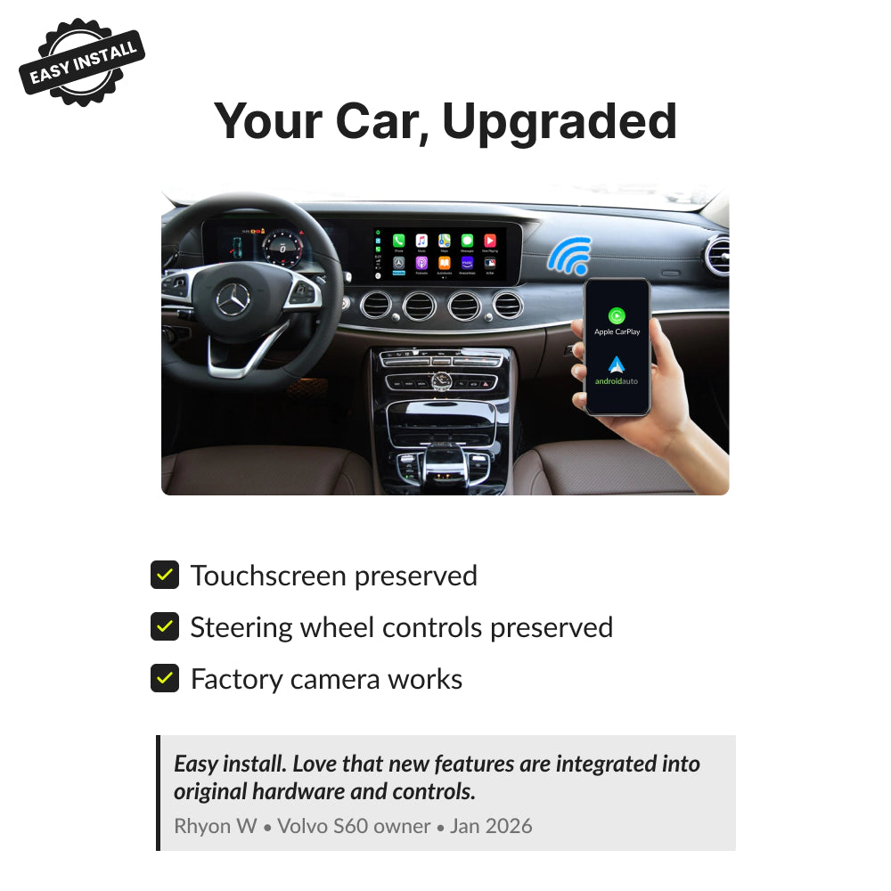 Mercedes E-Class 2007-2014 — Wireless Apple CarPlay & Android Auto Module 2007