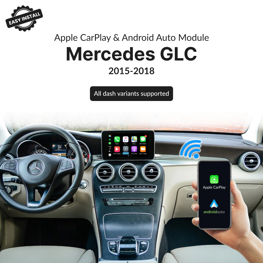 Mercedes GLC 2015-2018 | Wireless Apple CarPlay & Android Auto Module ...