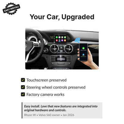 Mercedes GLK 2012-2018 — Wireless Apple CarPlay & Android Auto Module 2012