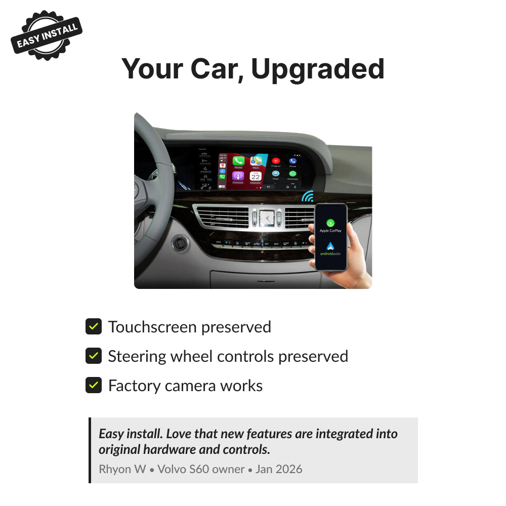 Mercedes S-Class 2003-2018 — Wireless Apple CarPlay & Android Auto Module 2007