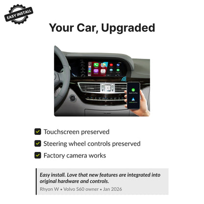Mercedes S-Class 2003-2018 — Wireless Apple CarPlay & Android Auto Module 2007