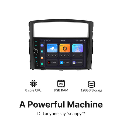 Mitsubishi Pajero 2006-2014 — Premium 9” CarPlay & Android Auto Head Unit 2006