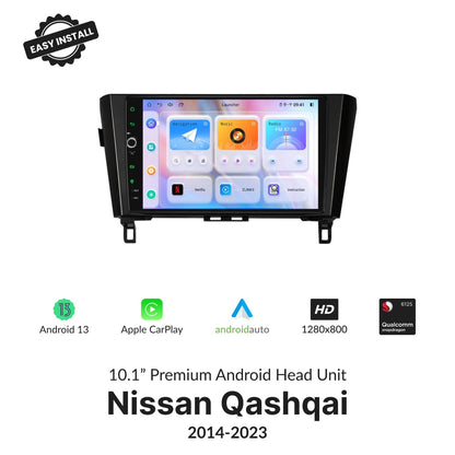 Nissan Qashqai 2014-2023 — Premium 10.1” Carplay & Android Auto Head Unit
