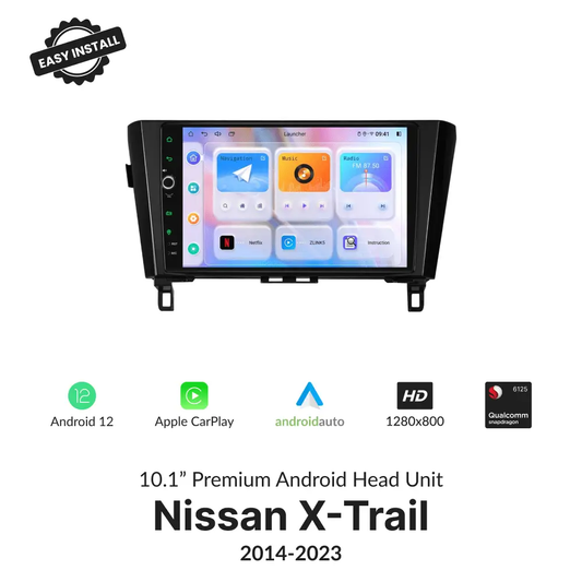 Nissan X-Trail 2014-2023 — Premium 10.1” Carplay & Android Auto Head Unit - Car Tech Studio