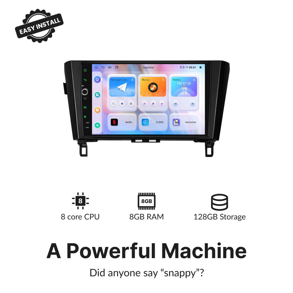 Nissan Rogue 2014-2023 — Premium 10.1” CarPlay & Android Auto Head Unit 2014