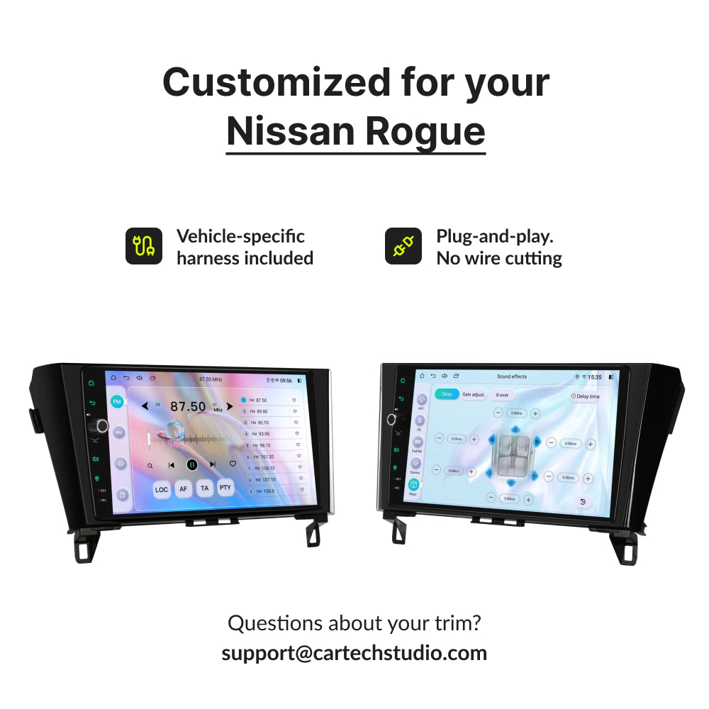 Nissan Rogue 2014-2023 — Premium 10.1” CarPlay & Android Auto Head Unit 2014