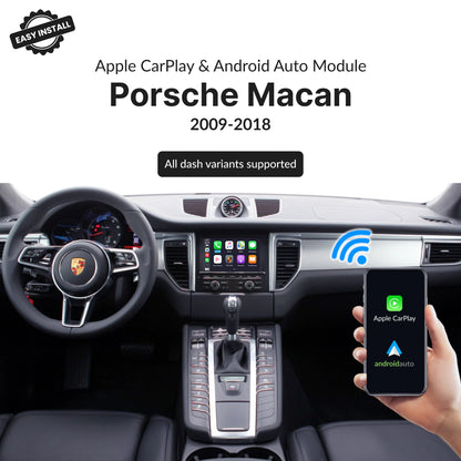 Porsche Macan 2009-2018 — Wireless Apple CarPlay & Android Auto Module 2009