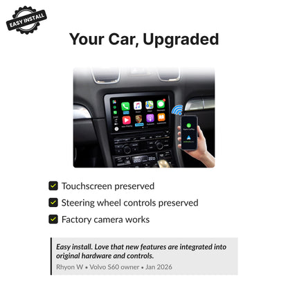 Porsche with CRD3.1 HU — Wireless Apple CarPlay & Android Auto Module