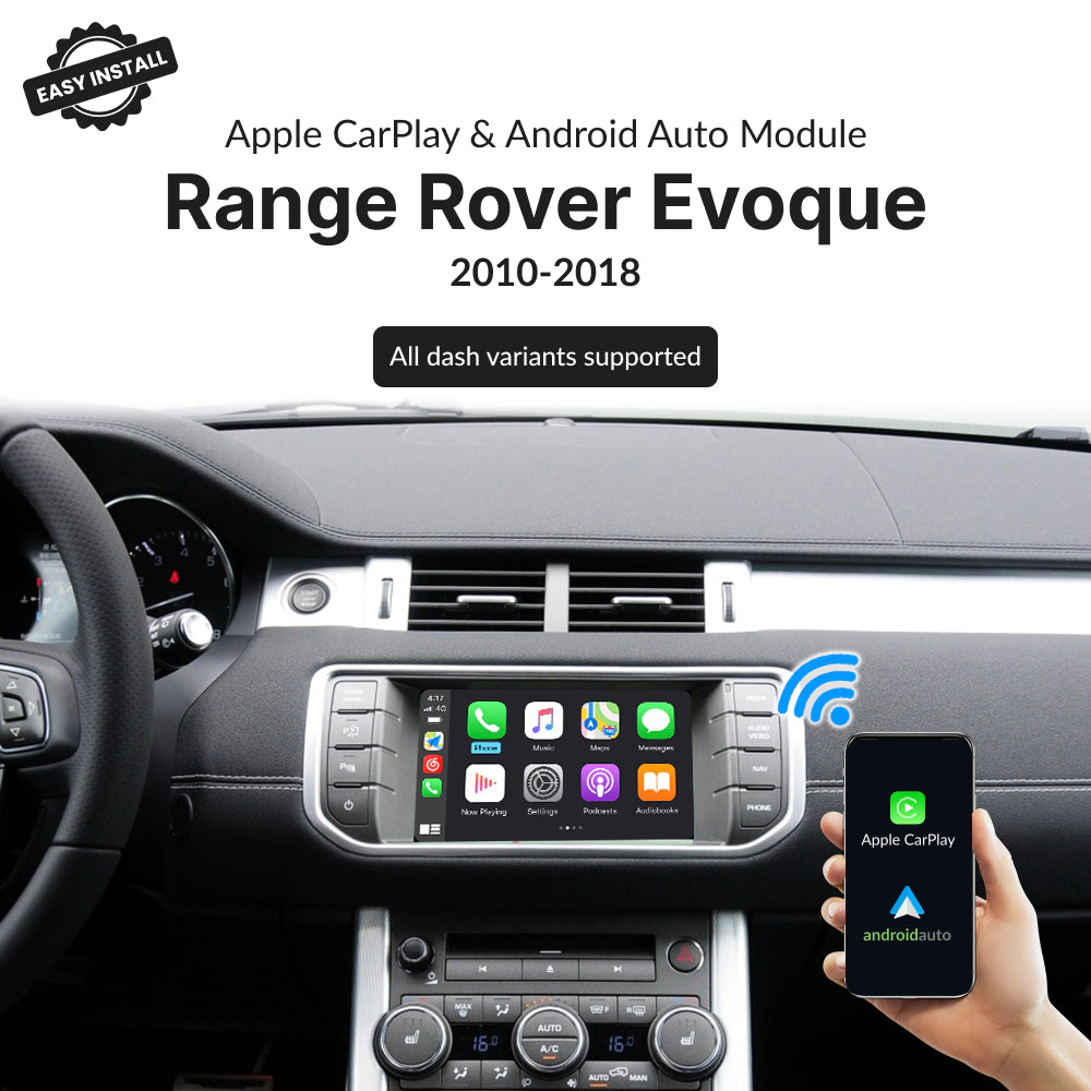 Range Rover Evoque 2010-2018 — Wireless Apple CarPlay & Android Auto Module 2010