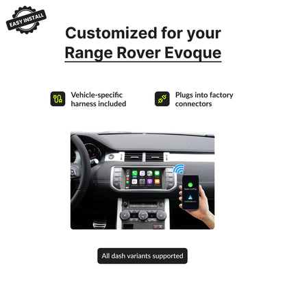 Range Rover Evoque Android Auto Range Rover Evoque 2010-2018 | Wireless Apple CarPlay & Android Auto ...