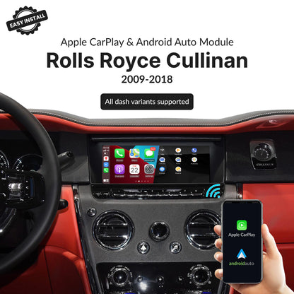 Rolls Royce Cullinan 2009-2018 — Wireless Apple CarPlay & Android Auto Module 2009