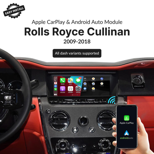 Rolls Royce Cullinan 2009-2018 — Wireless Apple CarPlay & Android Auto Module 2009
