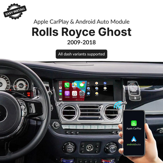 Rolls Royce Ghost 2009-2018 — Wireless Apple CarPlay & Android Auto Module 2009
